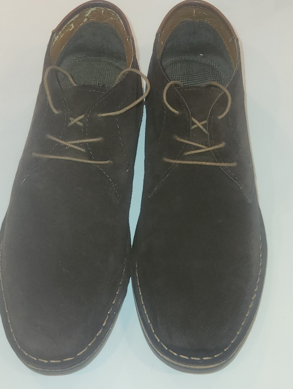 Kenneth Cole Reaction Men’s Brown Lace-Up Ankle Boots — Size 11.5